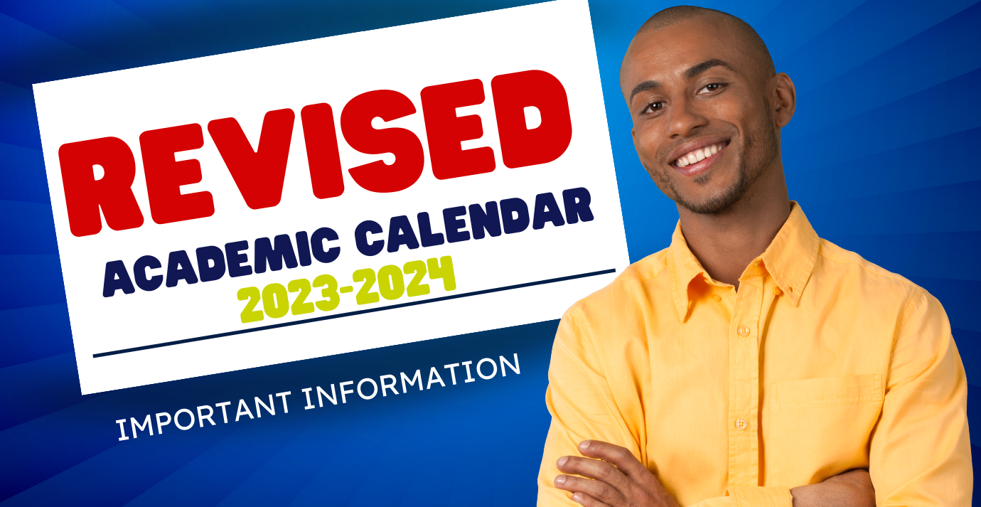 Revised Academic Calendar Notice